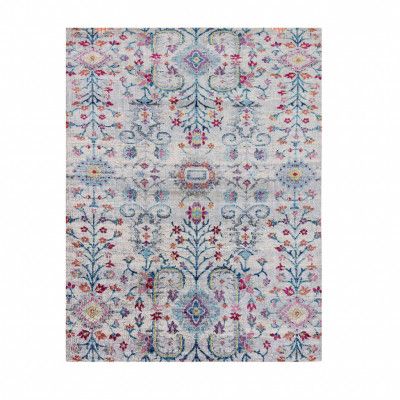 TEPPI WOOSONIL106 mönstrad matta, rektangulär - flerfärgad bomull (160x230)