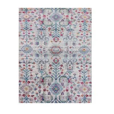 TEPPI WOOSONIL106 mönstrad matta, rektangulär - flerfärgad bomull (160x230)