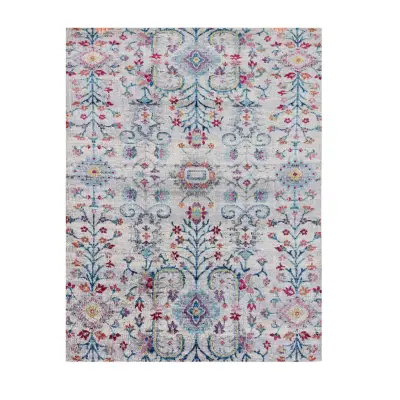 TEPPI WOOSONIL107 mönstrad matta, rektangulär - flerfärgad bomull (160x230)