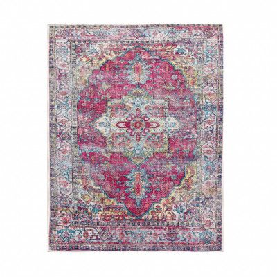 TEPPI WOOSONIL114 mönstrad matta, rektangulär - flerfärgad bomull (160x230)