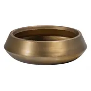 TRÄ EXKLUSIV Ezio skål XL, rund - mässingsjärn (Ø55)