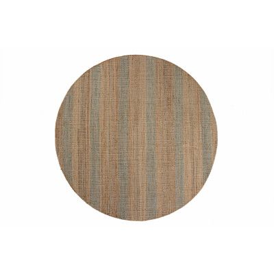 TRÄ EXKLUSIV Jacky matta, rund - naturlig jute och bomull
