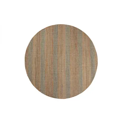 TRÄ EXKLUSIV Jacky matta, rund - naturlig jute och bomull