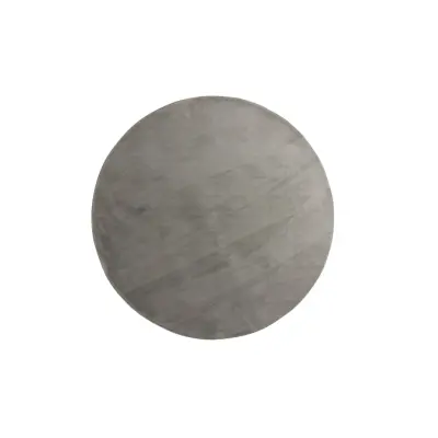 VENTURE DESIGN Blanca Matta Blanca Polyester - 200*200- -Rund-Ljusgrå