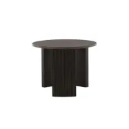 VENTURE DESIGN Bristol soffbord, runt - mocka MDF/askfanér (Ø60)