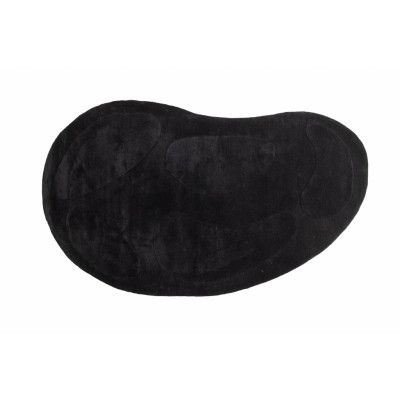 VENTURE DESIGN Enard Matta Enard Ullblandning med baksida av tyg - 290*175- -Oval -Svart