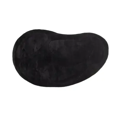 VENTURE DESIGN Enard Matta Enard Ullblandning med baksida av tyg - 290*175- -Oval -Svart