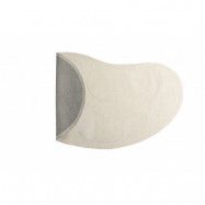 VENTURE DESIGN Enard Matta Enard Ullblandning med baksida av tyg - 290*175- -Oval -Vit