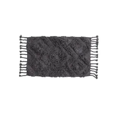 VENTURE DESIGN Hilma Matta Hilma Bomull - 50*80- -Rektangulär-Mörkgrå