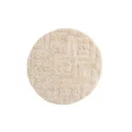 VENTURE DESIGN Hilma Matta Hilma Bomull - 60*60- -Rund-Offwhite