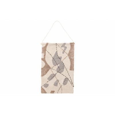 VENTURE DESIGN Liam Textil Liam vägghängd bomull - 50*80- -Rektangulär-Elfenben/Brun/Grå