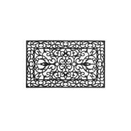 VENTURE DESIGN Mats Heltäckningsmatta Mattor Gummi - 45*75- -Rektangulär-Svart