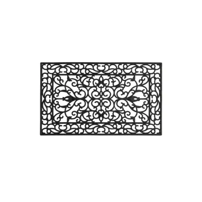 VENTURE DESIGN Mats Heltäckningsmatta Mattor Gummi - 45*75- -Rektangulär-Svart