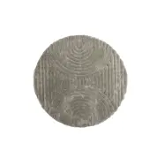 VENTURE DESIGN Matta Niklas Polyester - 200*200- -Rund-Greige