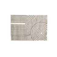 VENTURE DESIGN Nikita Matta Nikita Poly-cotton Canvas - 230*160- -Rektangulär- Grå/Vit