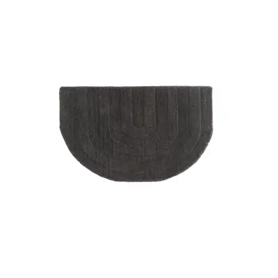 VENTURE DESIGN Nora Matta Nora Ull - 50*80- -Halvmåne-Kol