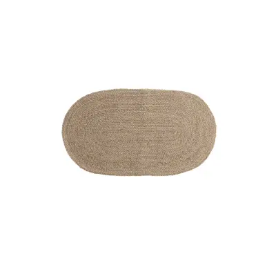 VENTURE DESIGN Oliver Matta Oliver Jute - 50*90- -Oval -Natur