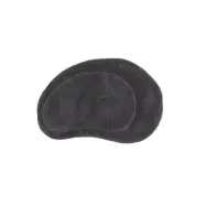 VENTURE DESIGN Sten Matta Sten Ullblandning med baksida av tyg - 50*75- -Oval -Mörkgrå