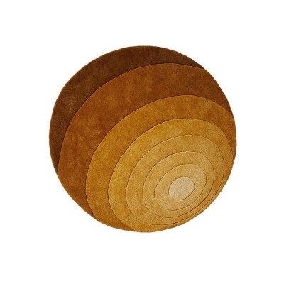 Verpan - Luna Matta Ø120 Mörk Yellow