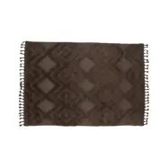 VIND COLLECTION Dahliawool matta, rektangulär - brun nougatull (230x160)