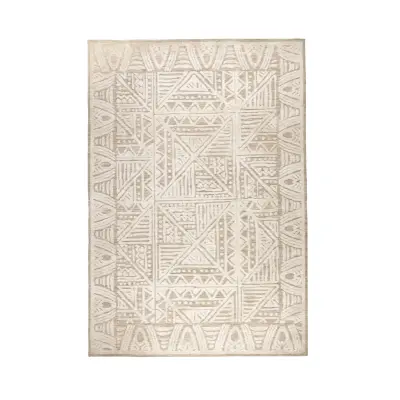 WHITE LABEL LIVING Cuzco matta, rektangulär - beige polyester (160x230)