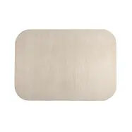 WHITE LABEL LIVING Lignes matta, rektangulär - beige decolan (160x230)