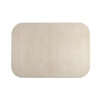 WHITE LABEL LIVING Lignes matta, rektangulär - beige decolan (160x230)