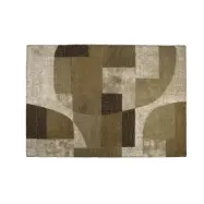 WHITE LABEL LIVING Matta Silvan 160X230 Olivgrön