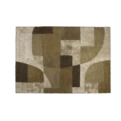 WHITE LABEL LIVING Matta Silvan 160X230 Olivgrön