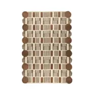 WHITE LABEL LIVING Mundra matta, rektangulär - beige ull (160x230)