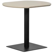 WOOOD BISTRO KVADRAT RÖRBEN METALLBEN MATTA SVART 72X50X50CM