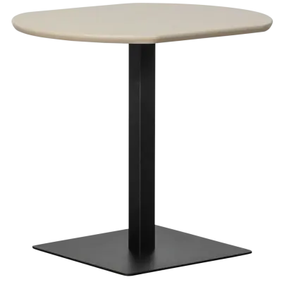 WOOOD BISTRO KVADRAT RÖRBEN METALLBEN MATTA SVART 72X50X50CM