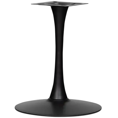 WOOOD BISTRO TRUMPETBEN METALLBEN MATTA SVART 72xØ60CM