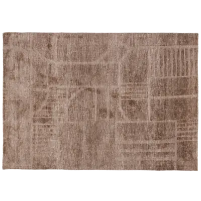 WOOOD Lovi Matta Polyester/Bomull Taupe 170X240Cm