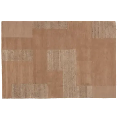 WOOOD Noven handvävd matta ull/bomull sand 170x240 cm