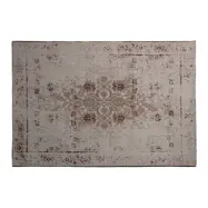 WOOOD Ren matta, rektangul&auml;r - flerf&auml;rgad polyester och bomull med bohemiskt tryck