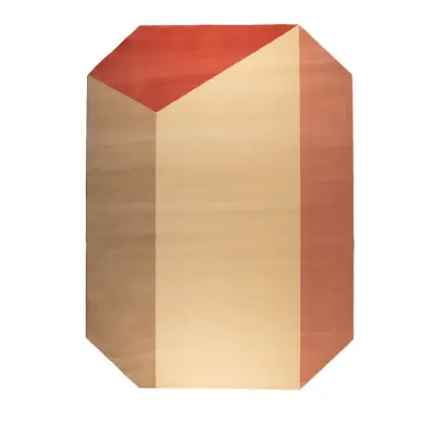 ZUIVER Harmony matta, med mönster - Toscana och rosa decolan