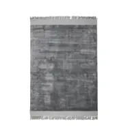 ZUIVER Blink matta, rektangulär - silverviskos (170x240)