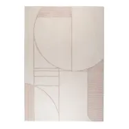 ZUIVER Matta Bliss 240x345 Natur/Rosa