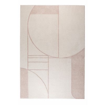 ZUIVER Matta Bliss 240x345 Natur/Rosa