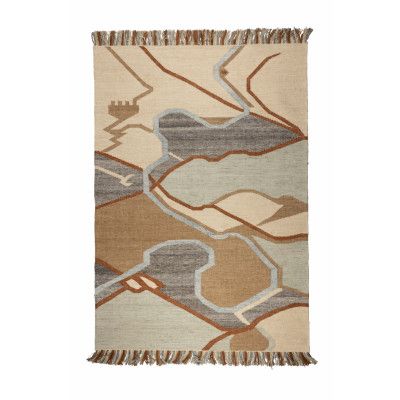 ZUIVER Saigon matta, rektangulär - flerfärgadåtervunnen PET (160x230)