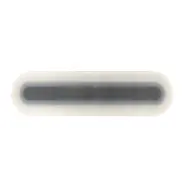 ZUIVER Olympic matta, med mönster, oval - blå decolan (67x245)