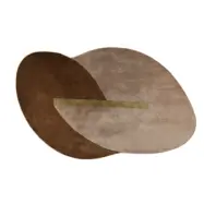 ZUIVER Phila matta, m mönster - terra polyester (160x257)