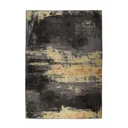 ZUIVER Ranger utomhusmatta, med m&ouml;nster, rektangul&auml;r - Space black decolan