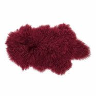 BLOOMINGVILLE Abo Skin, Red, Mongolian Lammskinn W: 50 cm, L: 90 cm