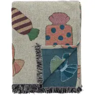 Bloomingville Caramella pläd 130x150 cm Natur