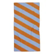 Pläd Minola 130x260 Blå/Brun