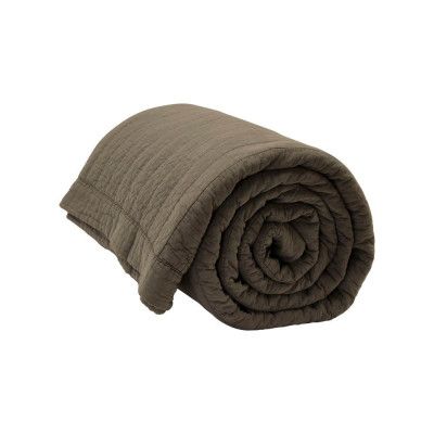 ByNord - Magnhild Quilt Bed Throw 280x280 Bark