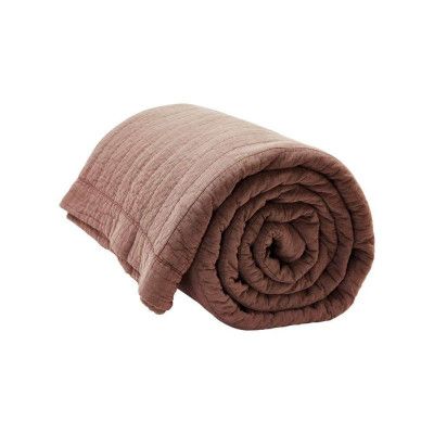 ByNord - Magnhild Quilt Bed Throw 280x280 Berry