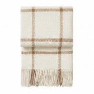 Elvang Denmark Tartan pläd 130x190 cm Ivory